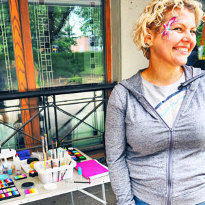 Anna Hekinska Face painting