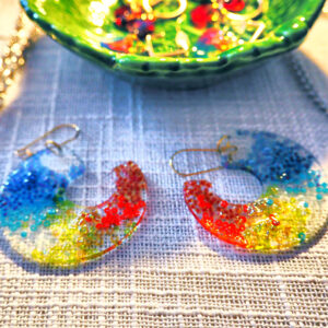 Eve's Ruin creates colourful resin jewellery