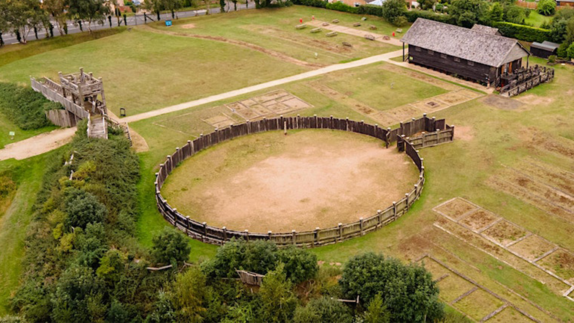 The Lunt Roman Fort in Coventry.