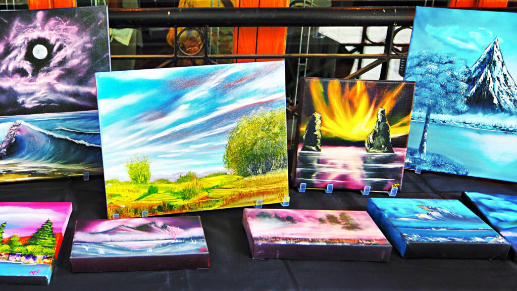 Curly Art at the Lazy Sunday Club at the LTB Showrooms, Coventry.